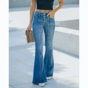 Wide Leg Denim Jeans NWOT